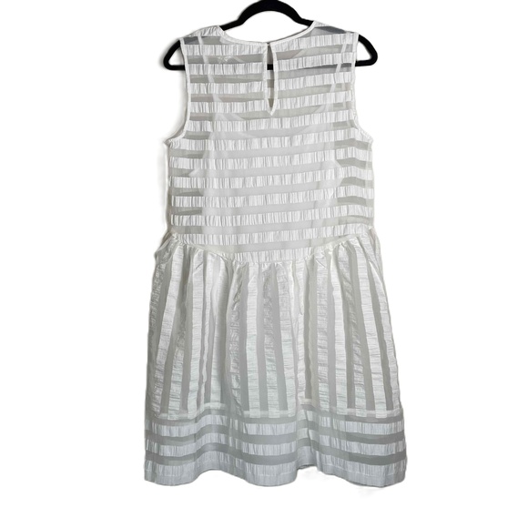 After Market Women's Cottage Core White‎ Organza A-Line Sleeveless Dress Medium - Picture 7 of 7